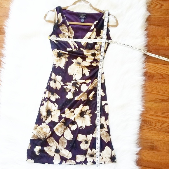 Purple floral dress by American Living - Picture 3 of 3
